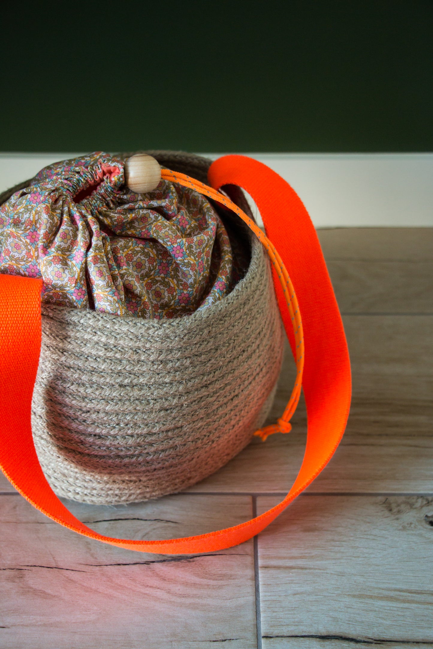 Panier de Plage en Corde de Jute