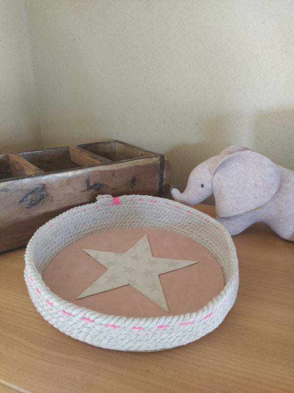 Petite Corbeille en Corde de Coton pour Chambre d'Enfant