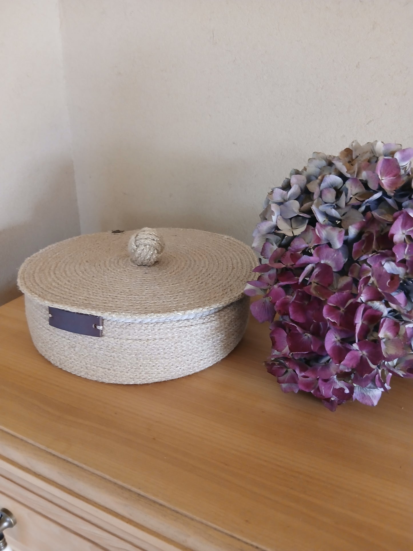 Corbeille Signature — Jute Naturelle & Touline Artisanale