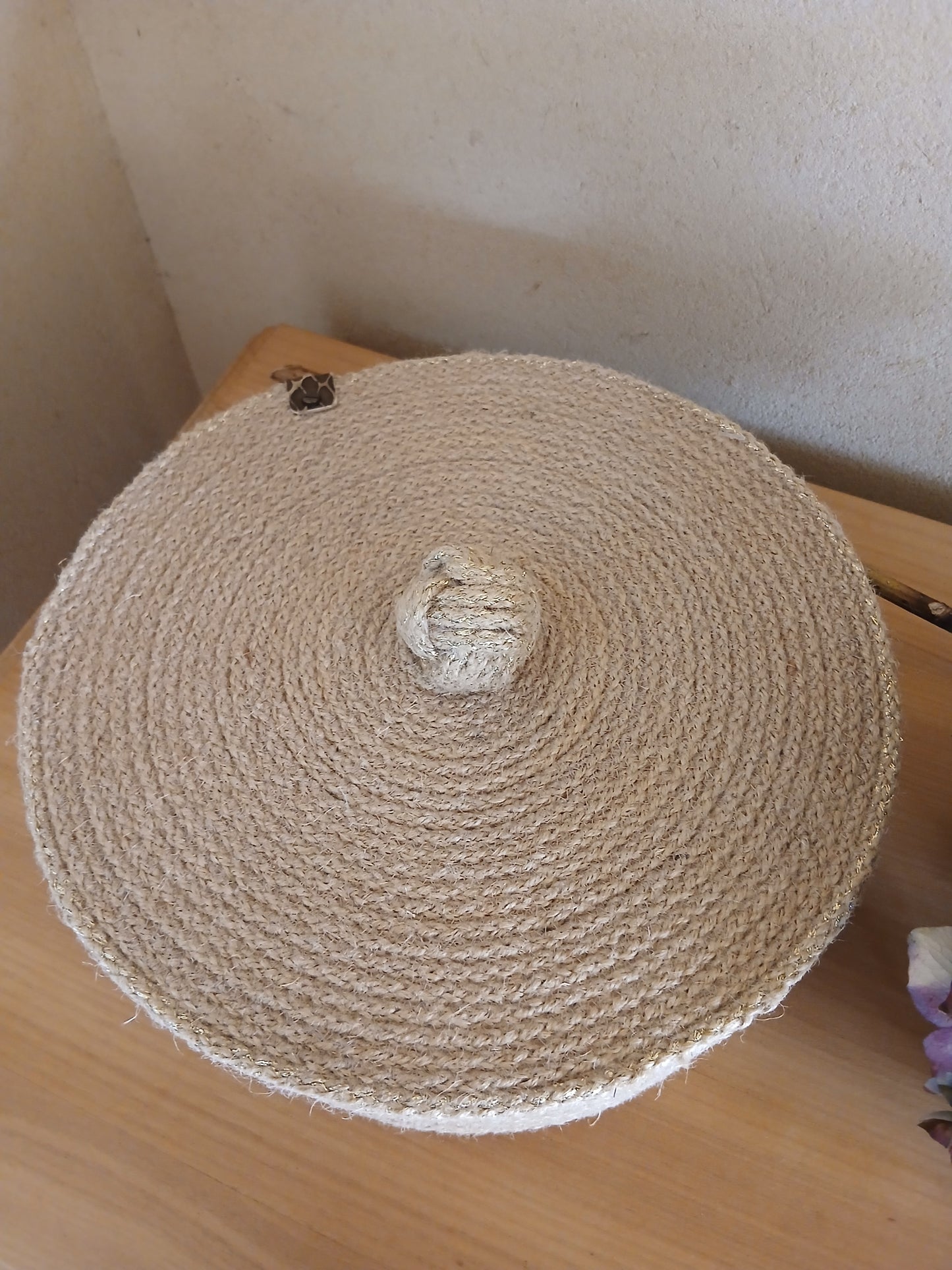 Corbeille Signature — Jute Naturelle & Touline Artisanale