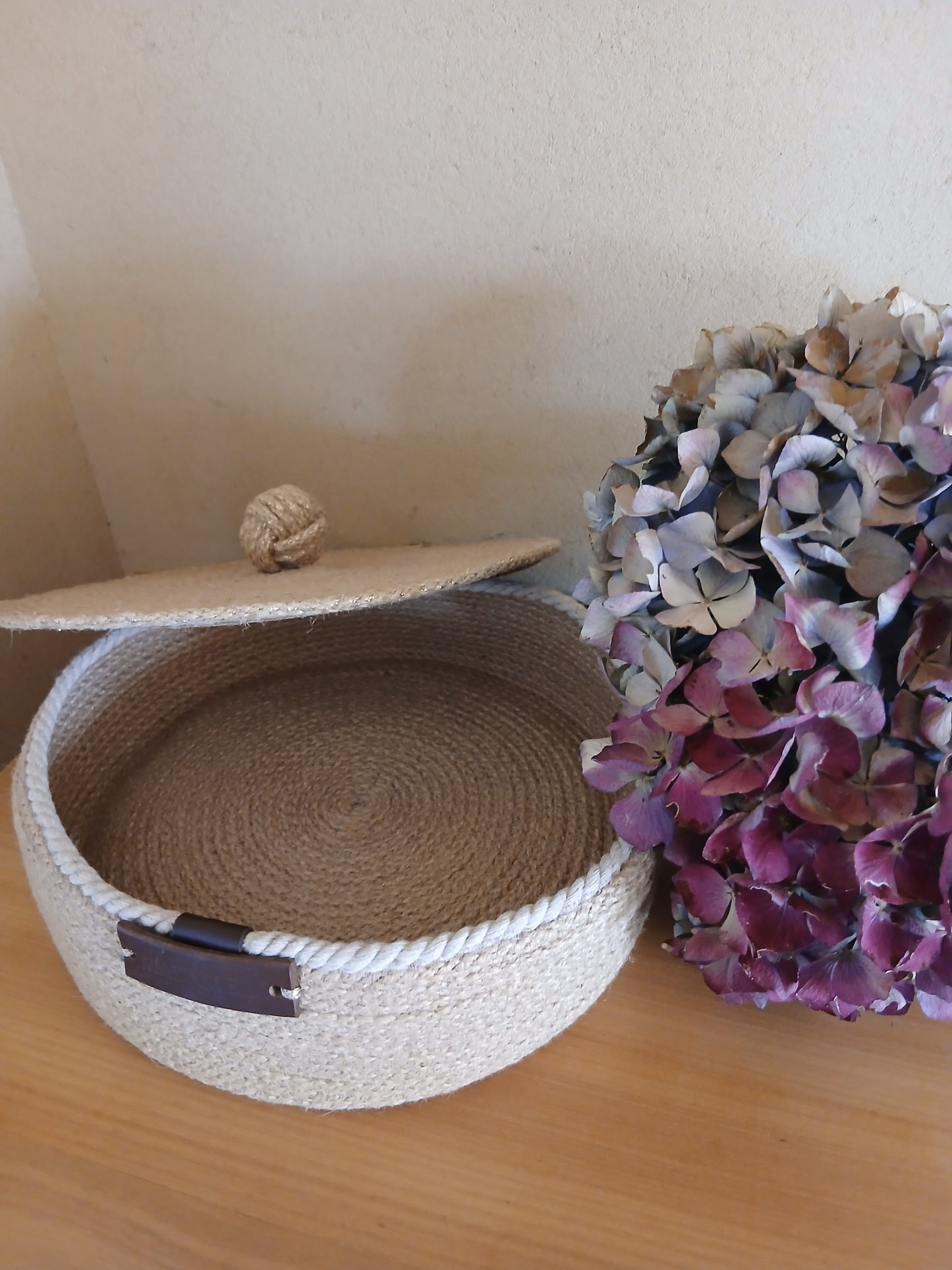 Corbeille Signature — Jute Naturelle & Touline Artisanale