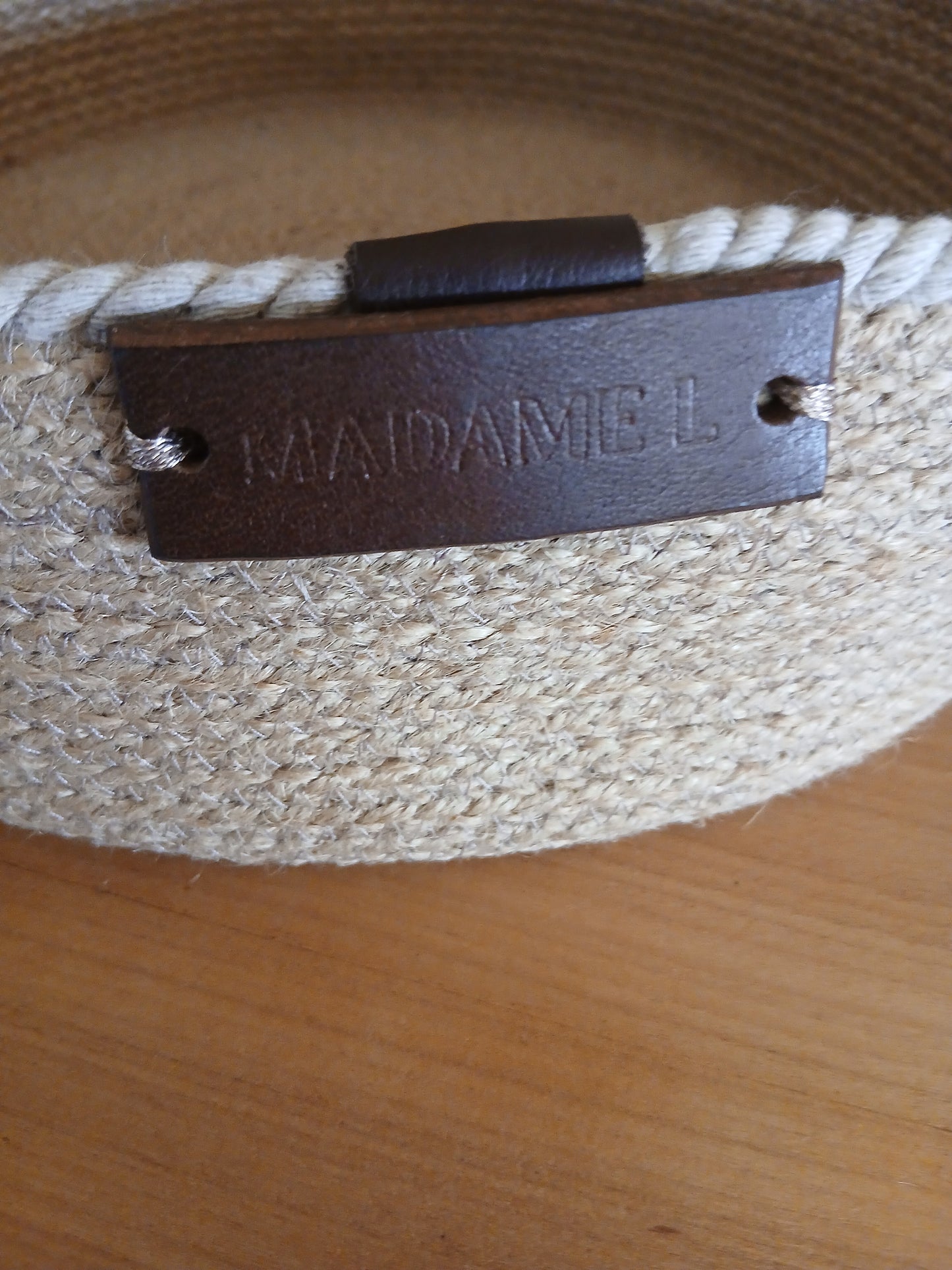 Corbeille Signature — Jute Naturelle & Touline Artisanale