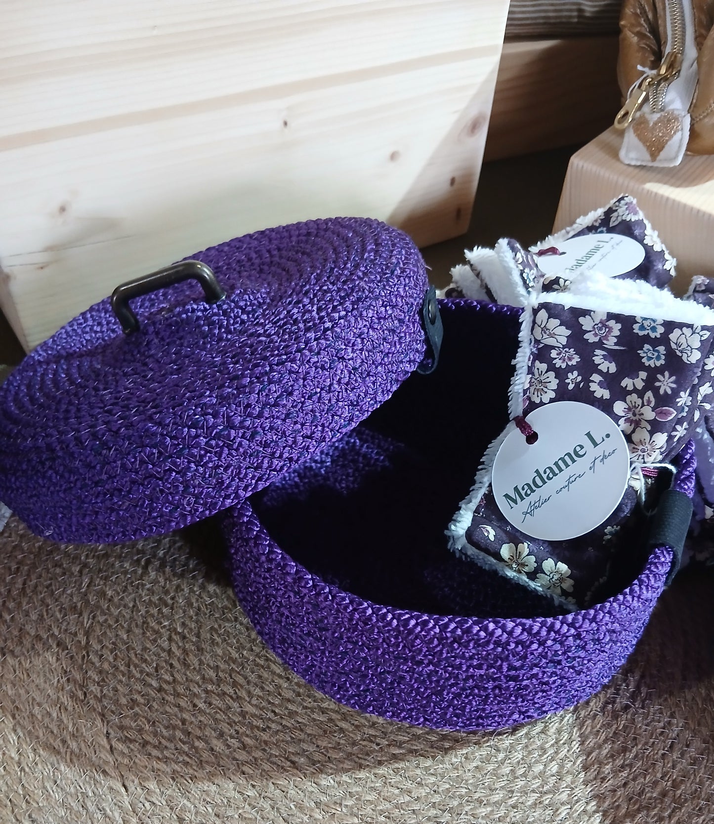 Corbeille — Violet & Fleurs