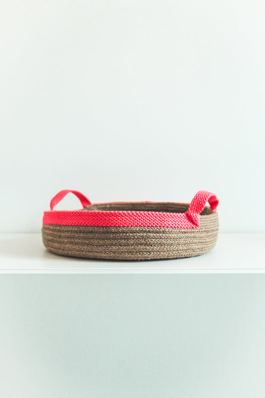 Plateau — Corde Naturelle & Accent Fluo